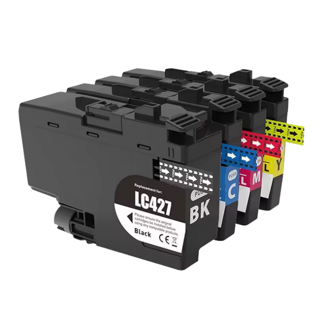 Komplet tuszy INQ LC427 CMYK do drukarek Brother MFC-J5955DW / J6955DW - zamienniki